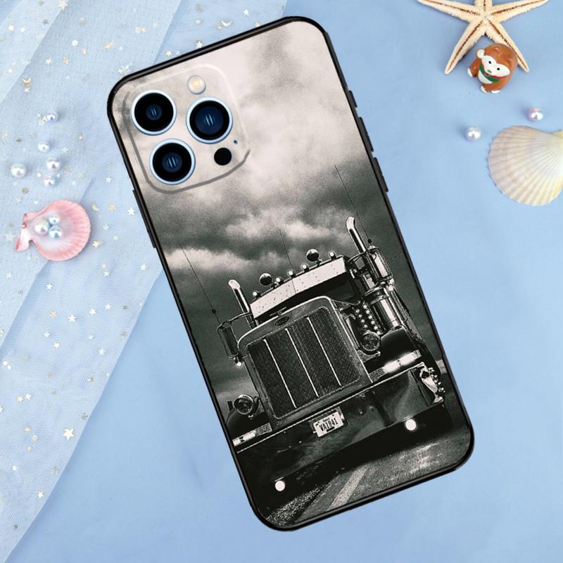 Крутой чехол-кейс для iPhone 17 Pro Max 16 15 14 12 11 13 Pro Max Plus 12 13 Mini 16e 17 Air с изображением тяжеловоза