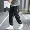 Men's Plus Size Loose Velvet Sweatpants - Autumn/Winter Casual Sportswear for Big and Tall