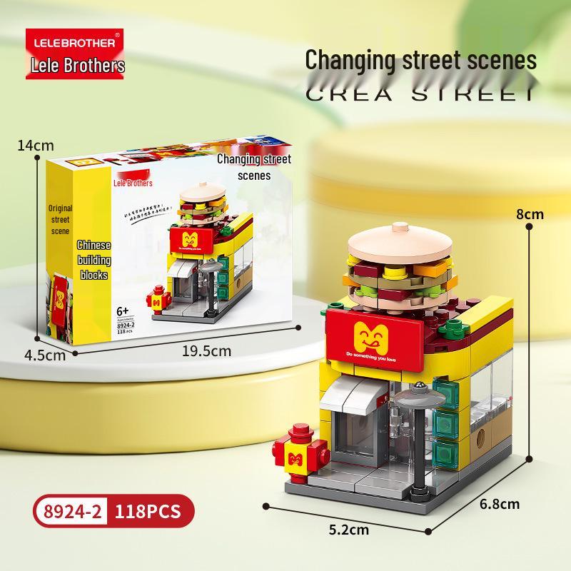 Совместимо с LEGO: Street View Городская архитектура Дом мечты Конструктор - Детская развивающая игрушка