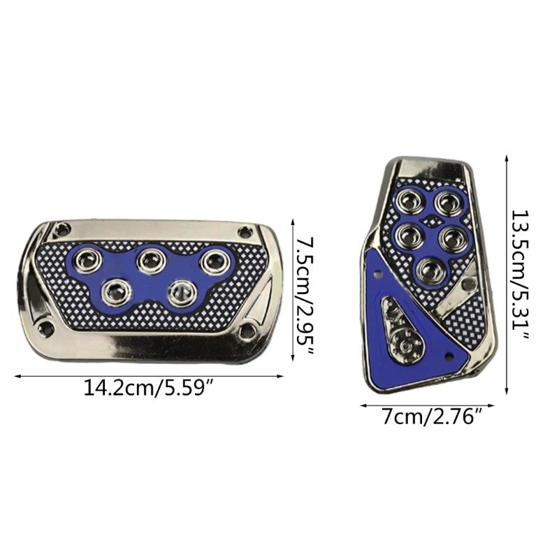 Нескользящая педаль для автоматической педали автомобиля, чехлы для педалей, опорная пластина для педалей