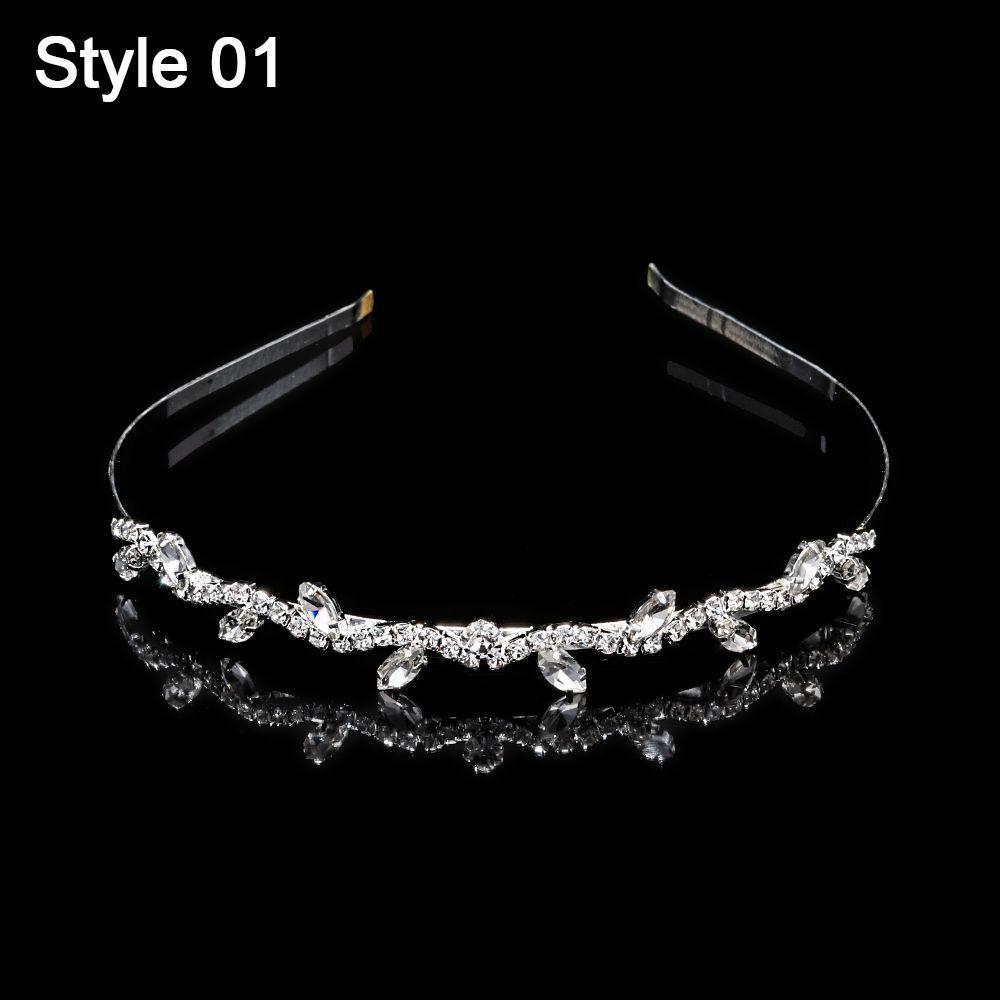 Girls Wedding Party Headdress Crown Headbands Fashion Hair Accessories Princess Tiara Headpieces