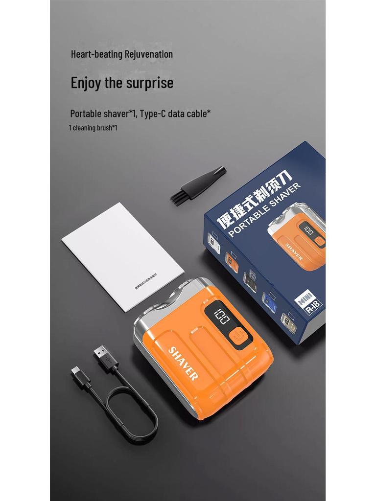 Высокоскоростная немецкая мини-электробритва с лезвиями — портативная серия Traveler