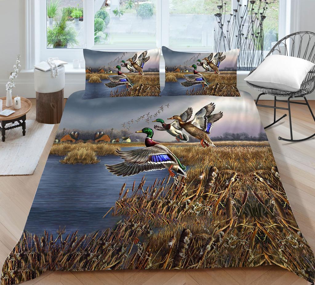 Комплект постельного белья на тему животных, роскошное пуховое одеяло и наволочка с 3D-принтом, 2/3 предмета, полноразмерное постельное белье из Австралии, Германии, США и Великобритании