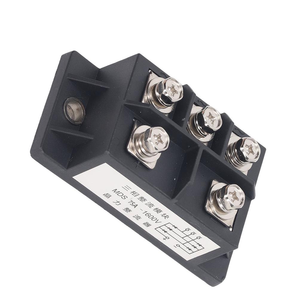 Трехфазный мостовой выпрямитель 75А 5 выводов ABS латунь отвод тепла диодный выпрямитель силовой модуль