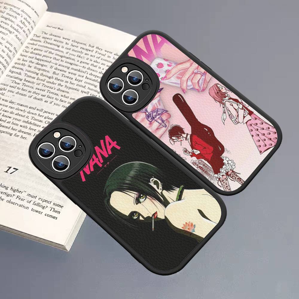 Anime Cool Nana Osaki Phone Case For iPhone 16 15 14 13 12 11 Pro Max Plus Shockproof Leather Cover