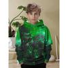 3D Green Dinosaur Printed Girl Sweat Shirt Boys Clothes Hoodies for Kids Children's Boy's Clothing Cartoon Children's Fashion