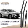 Для Suzuki S-Cross Hatch -2024   Передние и задние дворники Щетки для лобового стекла 26"+14"+10"