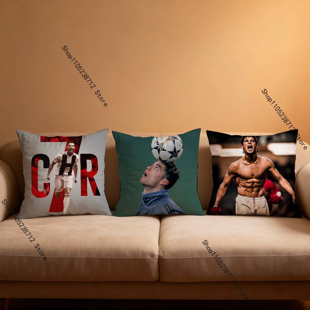 Cr7 Football R-Ronaldo-Es Pillow Case Cushion Cover Home Decor Birthday Gift Pillowcover