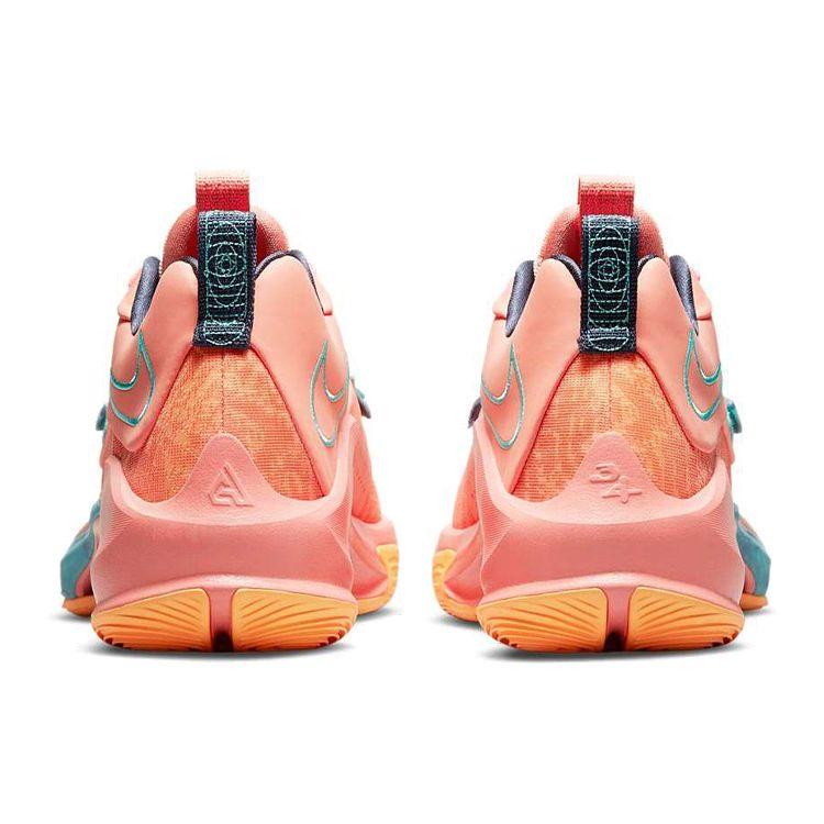 Nike Zoom Freak 3 EP Stay Freaky Кроссовки унисекс Оранжевый Crimson-Bliss Dynamic-Turquoise DA0695-600