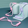 1/2Pcs Figure 8 Fitness Resistance Band with Anti-slip Handle Men Women Arm Shoulder Stretch Strength Training Exercise Elastic Strap Tension Rope