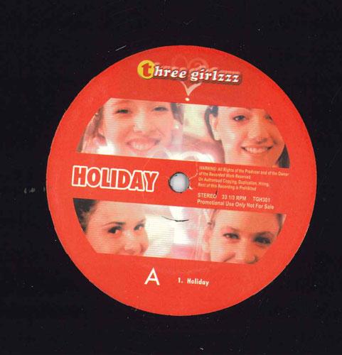 12inch Record THREE GIRLZZZ - Holiday TGH301 Dance & Electronica Used