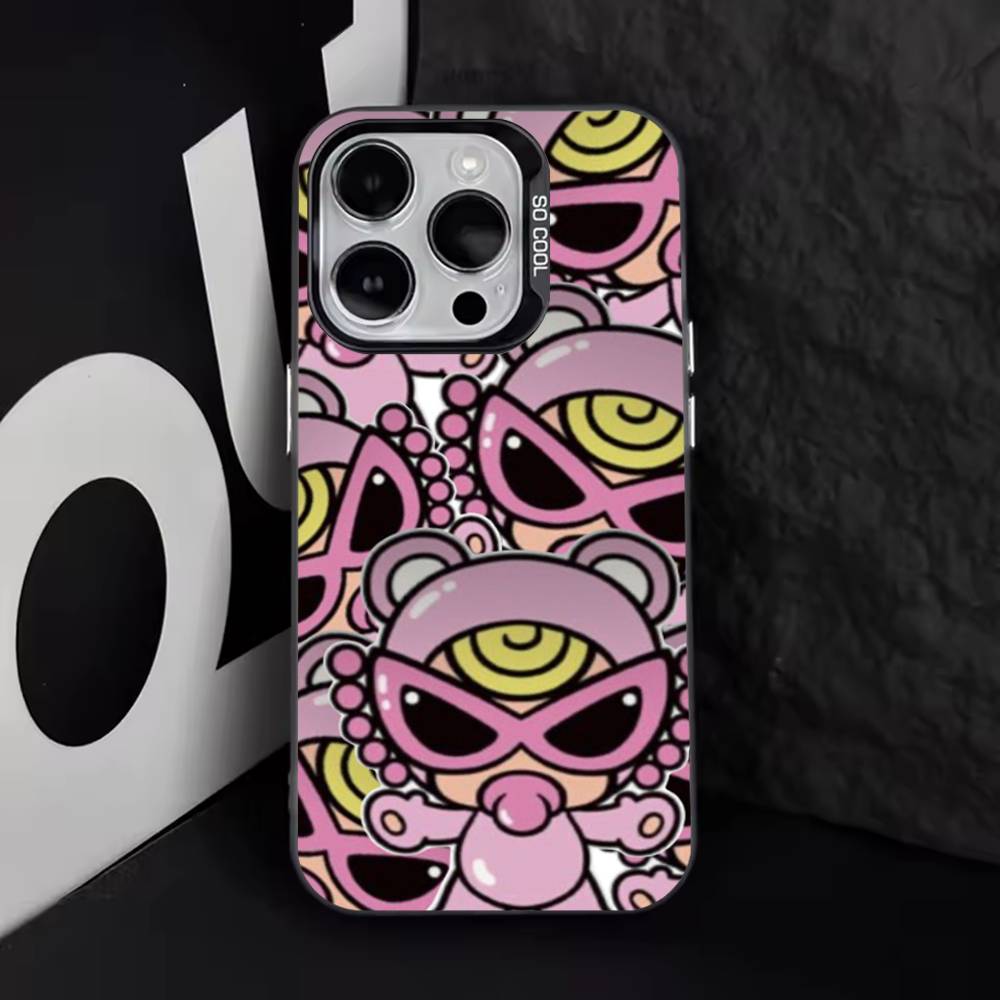 H-Hysteric M-Mini Phone Case For iPhone 16,15,14,13,12,11,8,7,Pro,Max,Plus,Mini,XS,SE Anti Fall Black Matte Hard