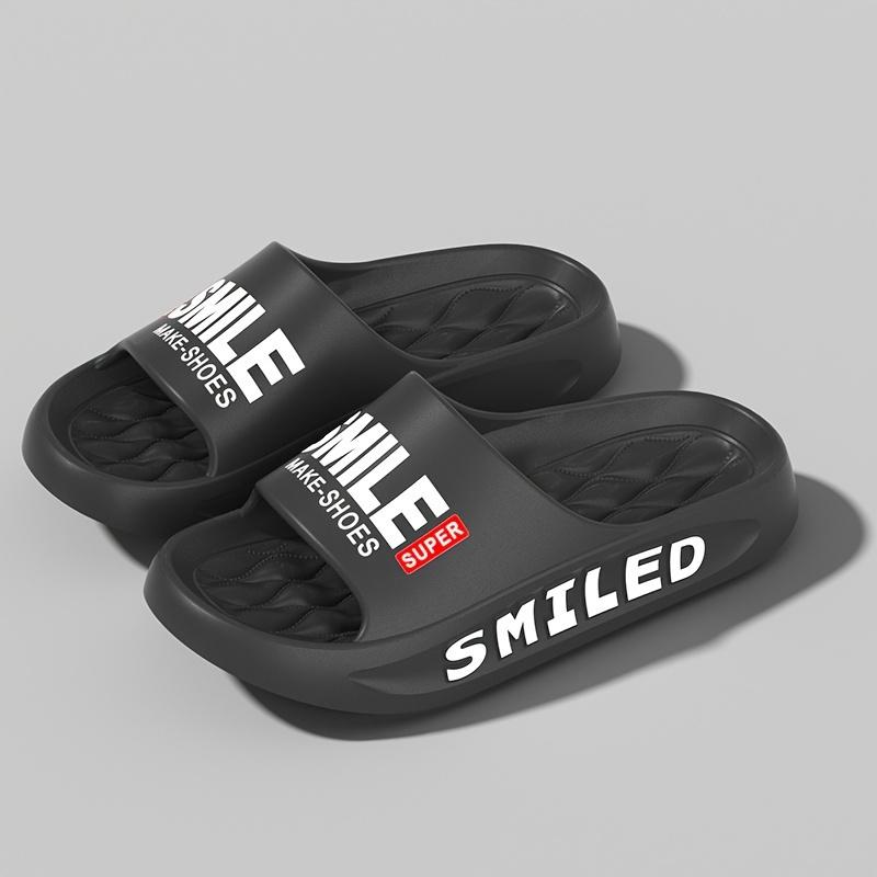 Модные тапочки-подушки унисекс, удобные быстросохнущие домашние тапочки для ванной, легкие летние тапочки из ЭВА с мягкой подошвой