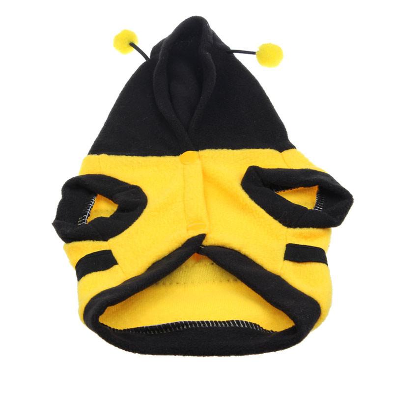 Cute Pets T Shirt Bumble Bee Puppy Dog Clothes Pet Cat Vest Cotton T Shirt Pug Apparel Costumes Dog Clothes Lovely Small Dogs