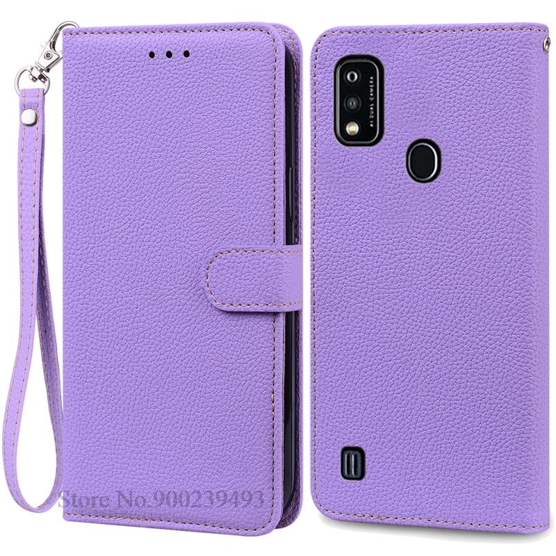 A51 Case For ZTE Blade A51 Case Soft Silicone Leather Flip Wallet Case For ZTE Blade A51 Case Back Cover Coque Fundas Etui