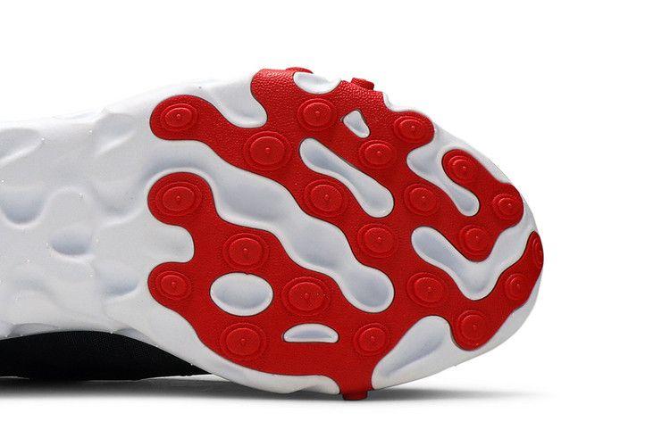 Женские кроссовки Nike React Element 55 Черный Университетский Красный (Женский) Черный/Университетский красный/Фиолетовый/