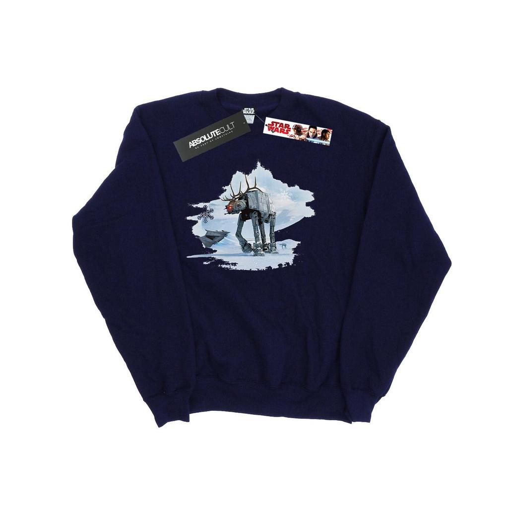 STAR WARS Boys Christmas AT-AT Reindeer Sweatshirt