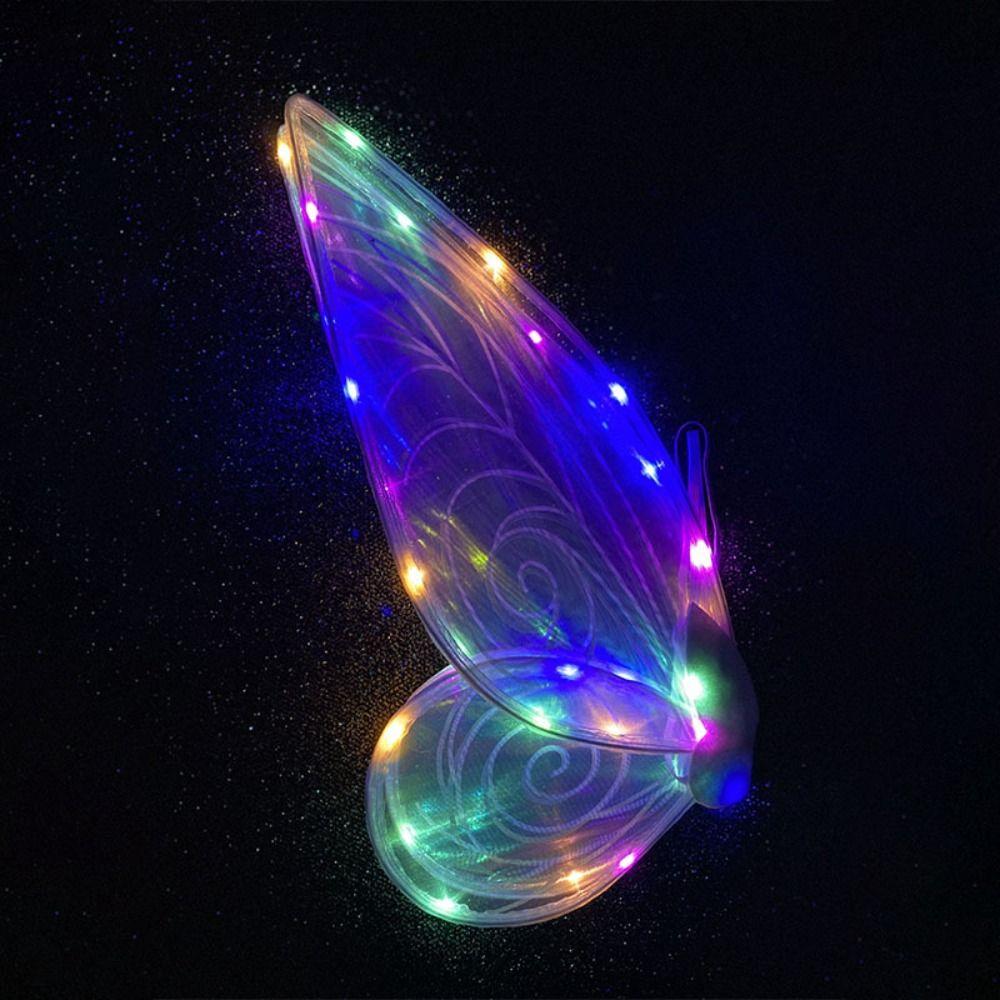 Косплей Костюм Светящиеся Крылья Органза Цветок Принцесса Ангельские Крылья