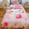 Sanrio Hello Kitty Duvet Cover 3 Piece Set Single Kitty HelloKitty Floral Pattern Kitty Character SS-21-201-56