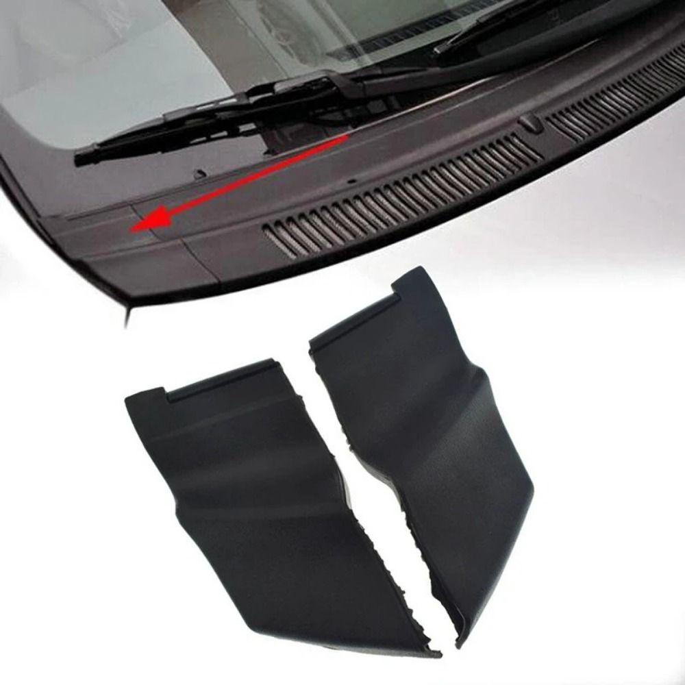 1 Pair Plastic Car Wrap Corner Trim Black Cowl Cover Trim for Toyota Yaris 4 Doors 2006-2010