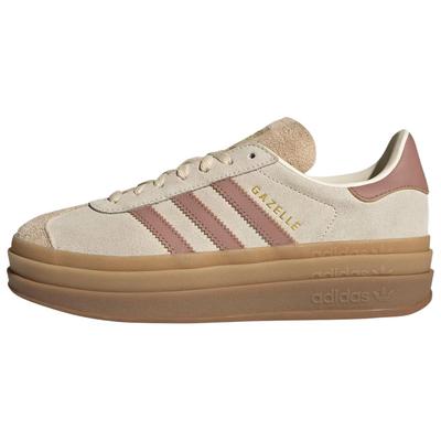 Кроссовки Gazelle Cream Sand Strata Gum Женские Кремово-белые Тепло-глиняные JS3893