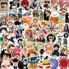 10/30/50/100 шт. Аниме ONE PIECE Наклейки Мультяшный Луффи Зоро Крутая Наклейка Граффити DIY Багаж Мотоцикл Ноутбук Водонепроницаемая Наклейка