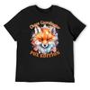 Chaos Coordinator, Fox Edition. Fox Portrait T-Shirt Graphic T Shirts Blue Archive Mens Designer T Shirt
