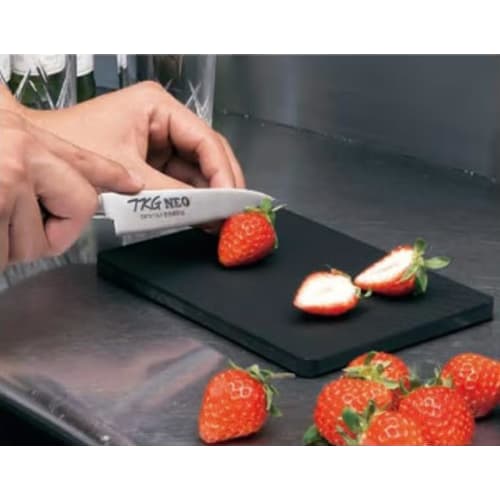 Endo Shoji Commercial Countertop Small Cutting Board, Black, Polyethylene, Made in Japan, AMNE901