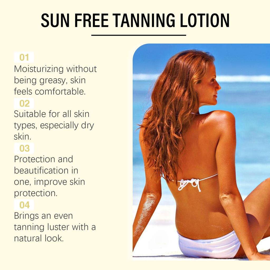 Питательный и увлажняющий лосьон для загара, наращиваемый бронзатор для всех типов кожи(50мл