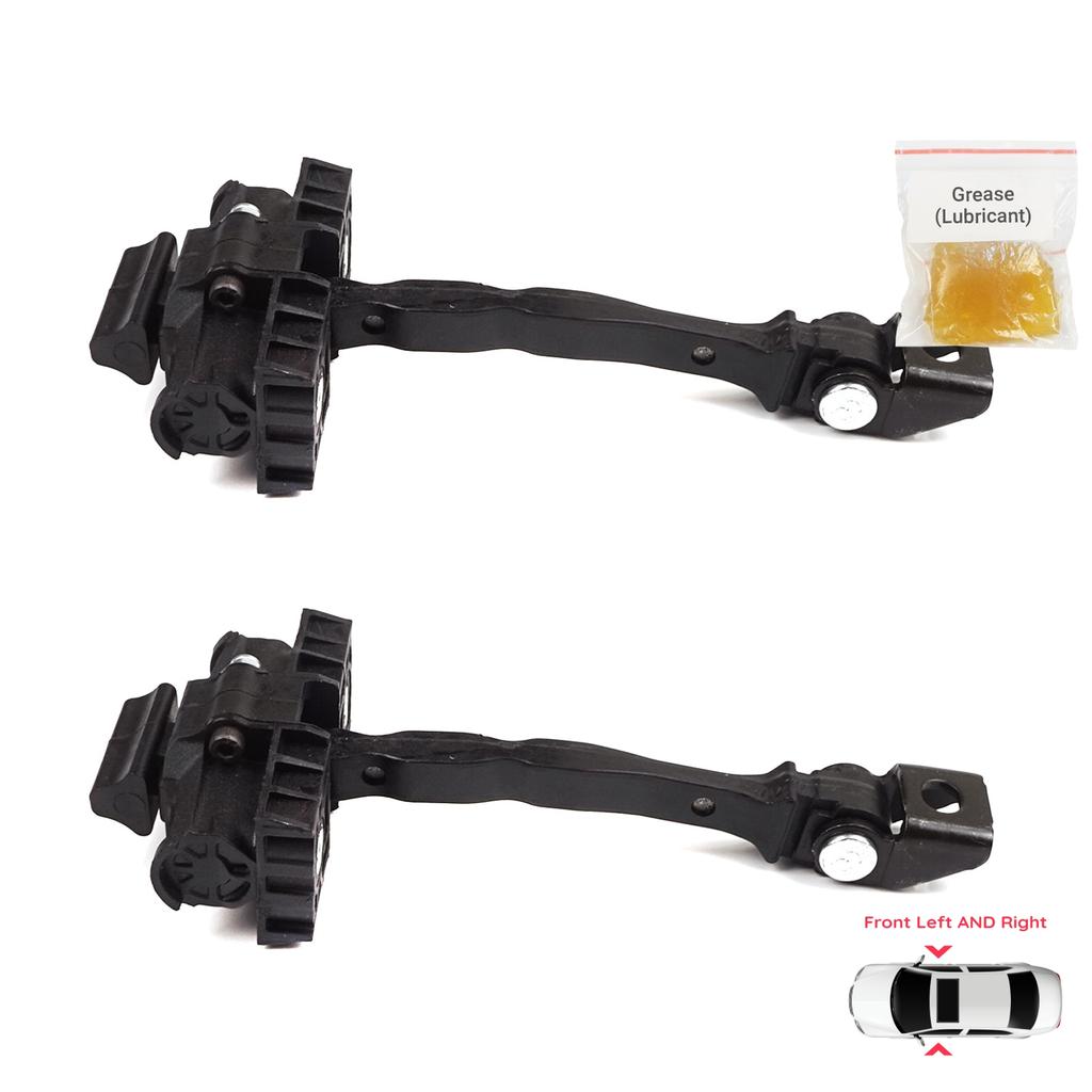 BDP1343-1 2 Pieces Front Door Hinge Brake Stop Check Strap Limiter for VW Polo MK5 6R 6C 60 61 2009-2022 4/5 Door MK4 9A 9N Sedan 6R4837249