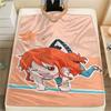 1PC One Piece Nami Patterned Flannel Blanket Suitable For All Seasons For Home Decor Warmth And Comfort Gifts Holiday Present