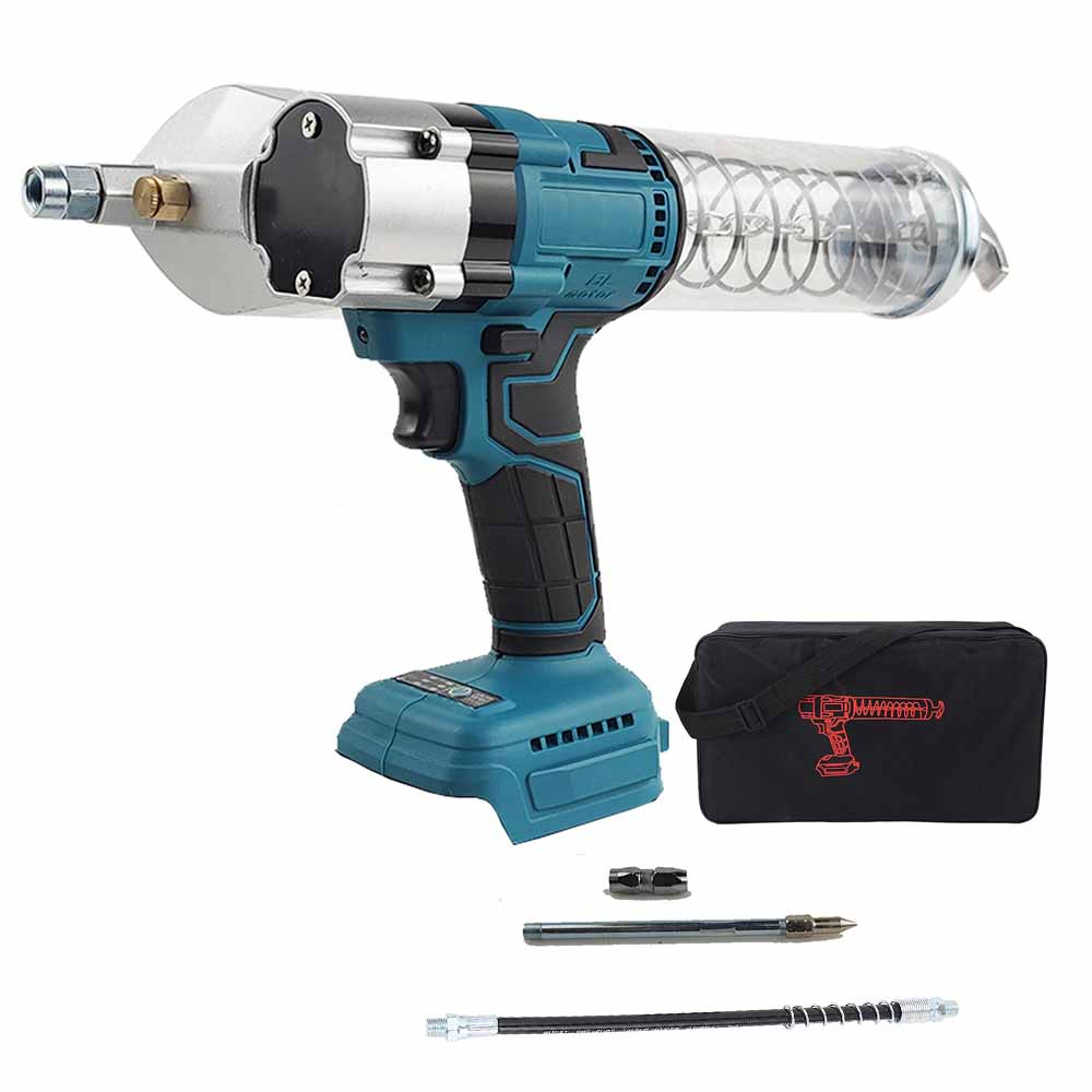 Бесщеточный электрический шприц для смазки Беспроводной Полностью автоматический Высокого давления Экскаваторный Специальный Шприц для смазки Подходит для аккумулятора Makita/Dewalt 18V