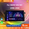 Для BMW E46 M3 X5 1998-2006 Android 12 автомобильный радиоприемник мультимедиа видеоплеер 2 Din навигация Carplay DVD головное устройство аудио стерео GPS