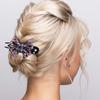1PC Duckbill Clip Shiny Butterfly Crystal Hair Accessory Hairpin Ponytail Headwear Barrette Large Rhinestone for Women