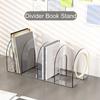 Книжная полка Держатель для книг Прозрачный Экономия места Ручка Подставки для книг Настольный Органайзер для файлов Настольная стойка для хранения