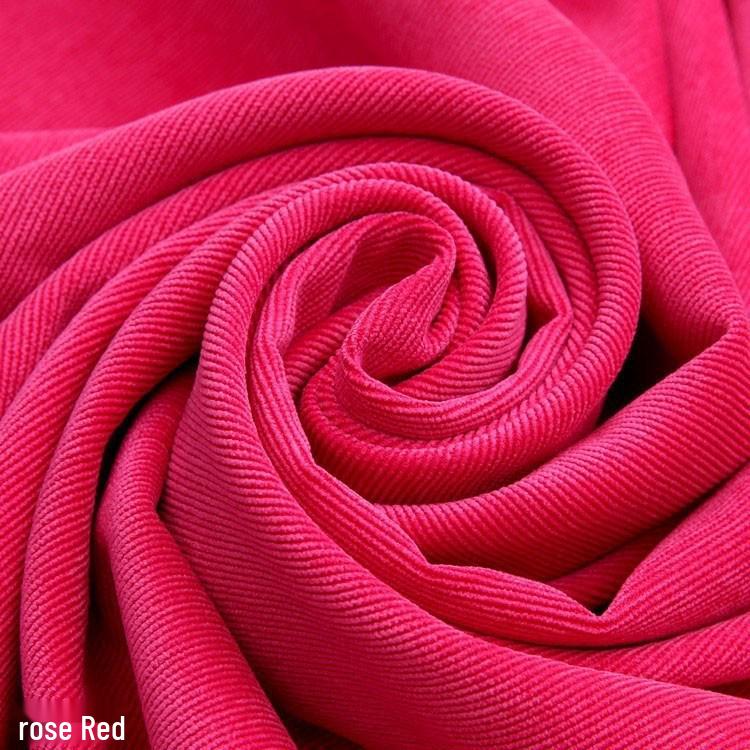 Thickened 21-Wale Stretch Corduroy Fabric, 150cm, Cotton-Polyester Blend