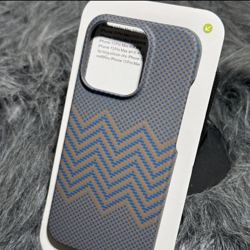 Керамический карбоновый чехол с текстурой кевлара для iPhone 17 Pro Max, защитная накладка Apple 16 с ощущением кожи.