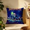 Hot MMegadethses Cushion Cover Versatile DoubleSided Pillow Case Fit for Sofa Bed Car  Daily Decor