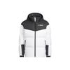 Adidas Printed Logo Zip-Up Stand Collar Long Sleeve Down Jacket Unisex Outerwear White HN2007