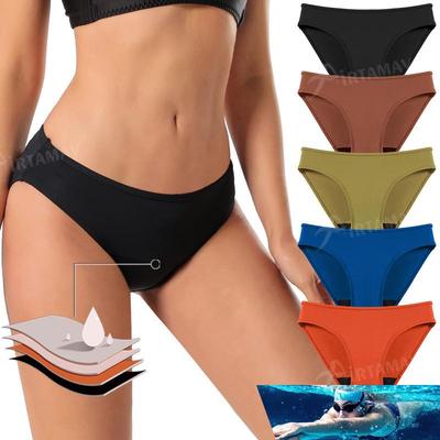 Женские плавки с защитой от протекания: 4-слойное менструальное белье