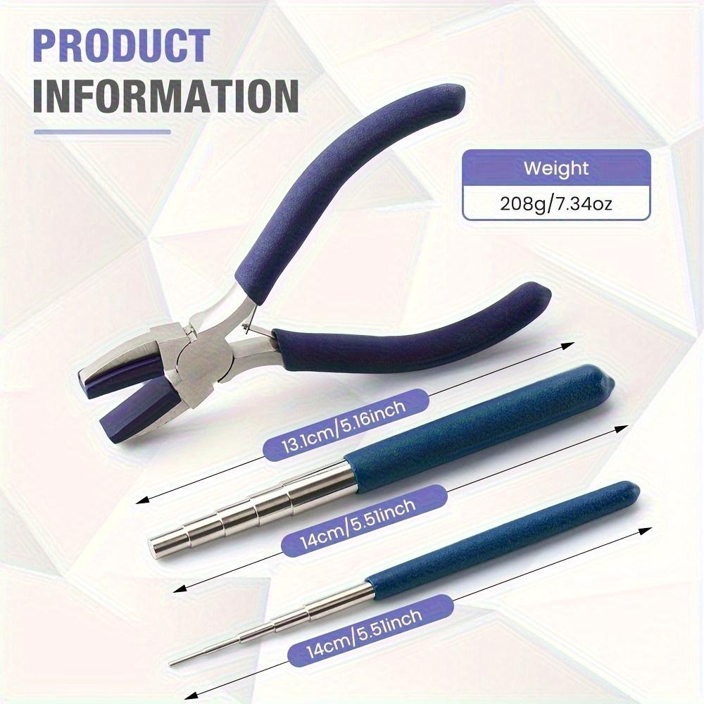 3Pcs/Set Multifunctional Jewelry Pliers Jewelry Making Kit Beading Wire Jewelry Pliers for Crafts Earrings Necklaces DIY Tools