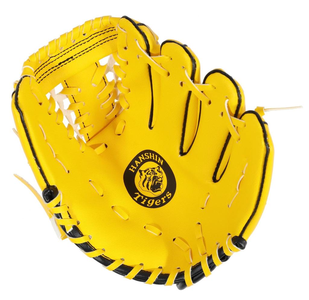 Набор перчаток для ловли Hanshin Tigers x GP Baseball Мягкий бросок Родитель-ребенок (Включает мяч) Правша