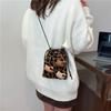 New Simple Wind Fluffy Woolen Large-capacity Shoulder Bag Fashionable and Casual Fluffy Messenger Tote Bag