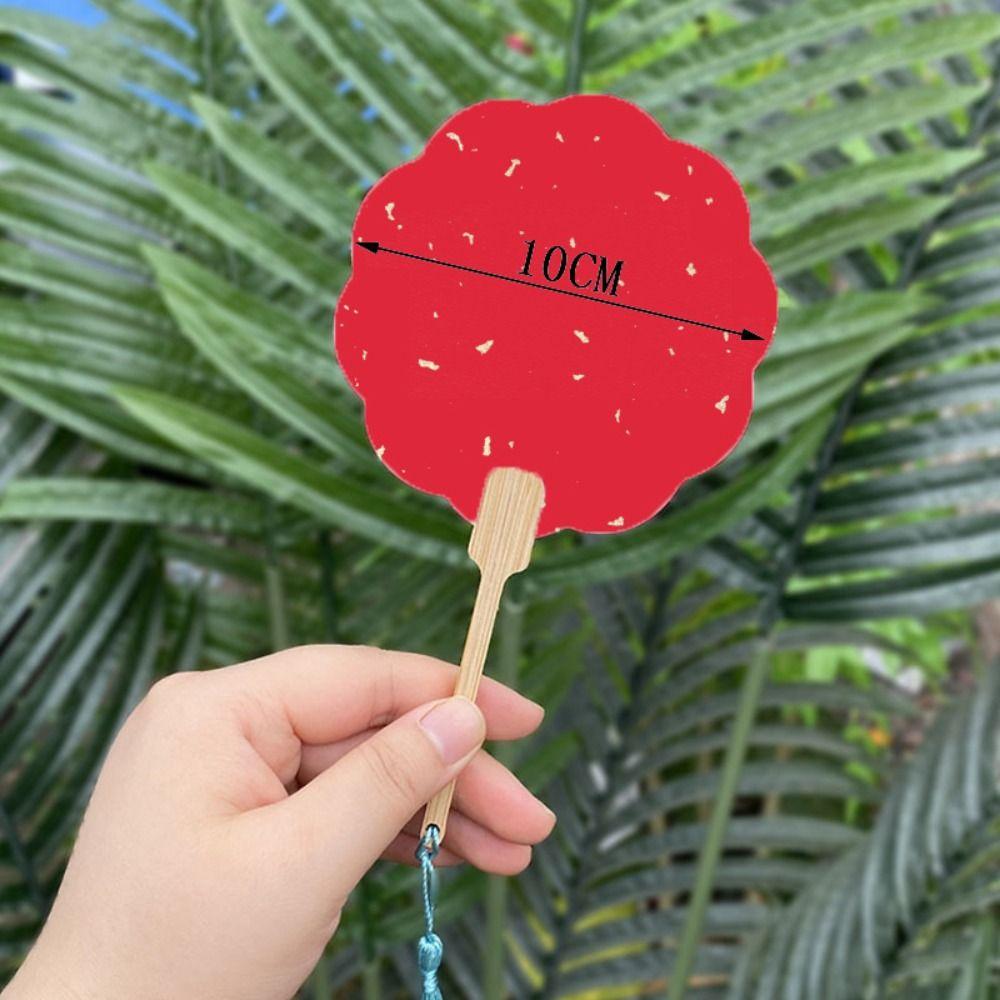 Мини-групповой веер Xuan бумажный веер двухсторонний пустой маленький веер расписанный вручную креативный веер DIY лакированный веер ручной веер рукоделие