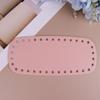 Round Leather Bottom With Holes Rivet Handbag Diy Women Shoulder Crossbody Bags Accessories