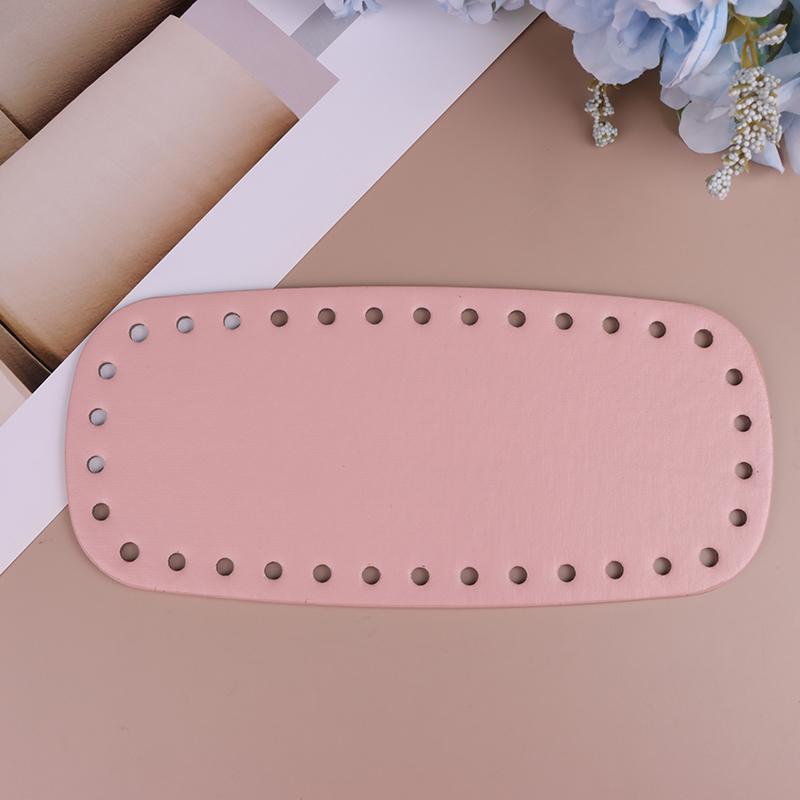 Round Leather Bottom With Holes Rivet Handbag Diy Women Shoulder Crossbody Bags Accessories