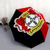 Bayer Leverkusen, Football Club Automatic Opening and Closing, 8 rib Structure Portable Umbrella, Suitable for Men and Women in All Seasons