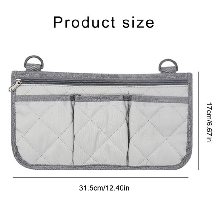 Сумка для переноски инвалидной коляски Карманчики на подлокотнике Боковая сумка для хранения на подлокотнике скутера-коляски для ходунков или роллаторов