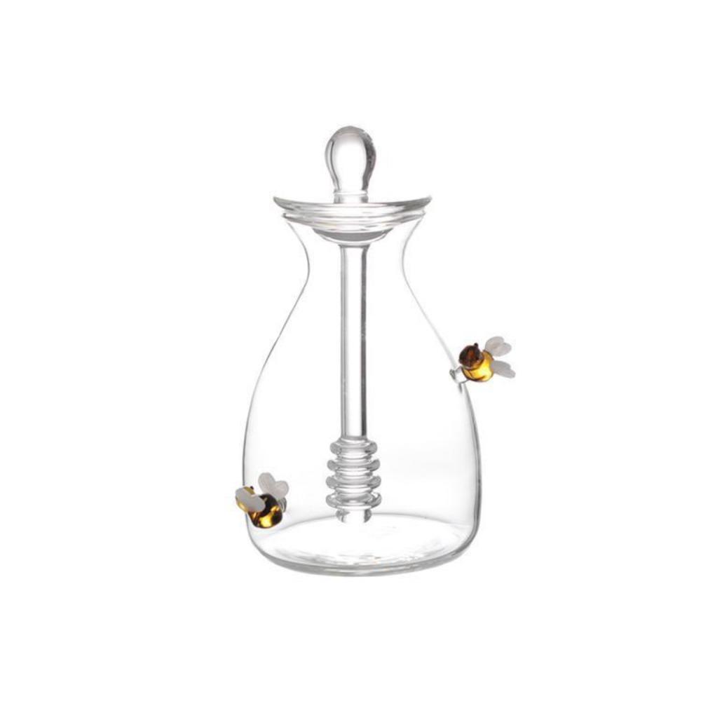 Large Capacity Honey Pot Three-dimensional Bee Honey Container Creative Syrup Jar  Breakfast