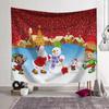 Christmas Snowman Christmas Tree Tapestry Living Room Sofa Home Decor Christmas Gift